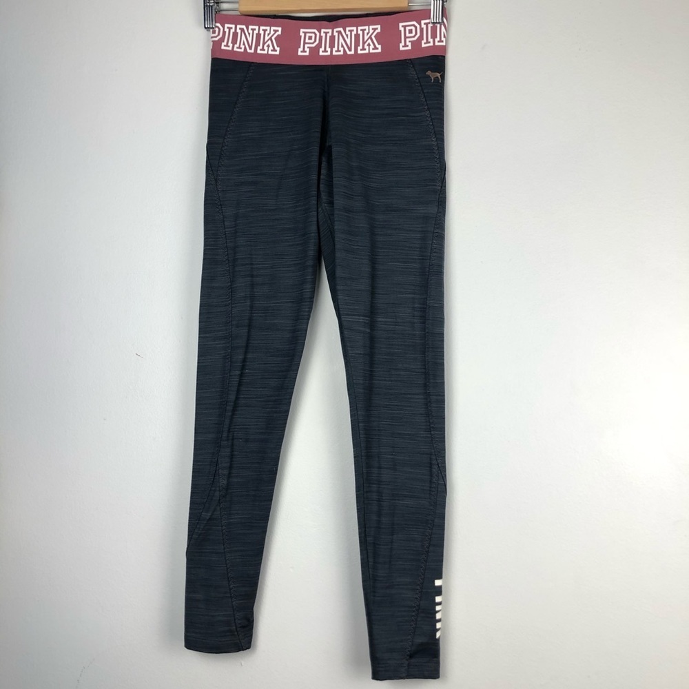 PINK by VICTORIA SECRET Pink Gray Athletic Pants Size Small